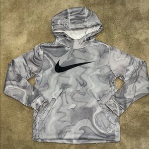 Nike Dri-Fit Gray Marble Hoodie YL